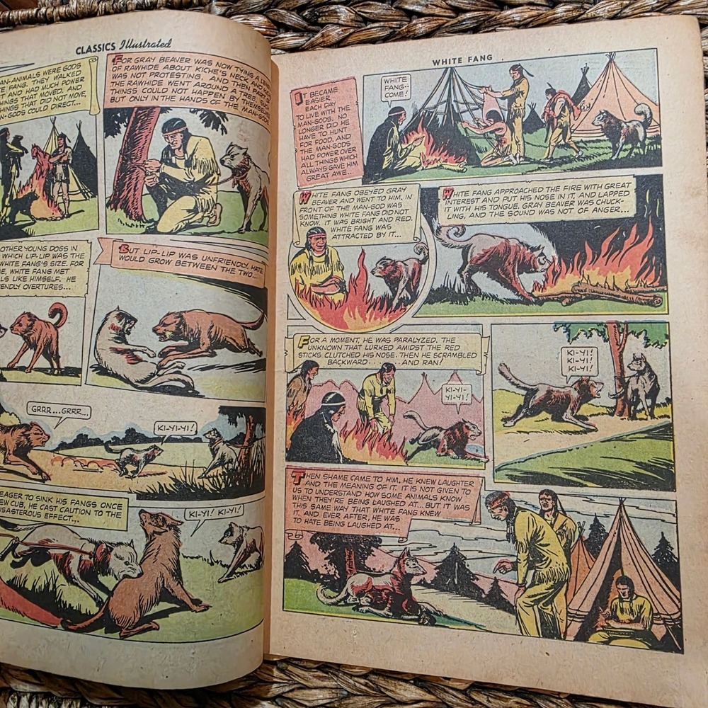 Classics Illustrated Comic Lot 6 Books 1940s-50s Vintage Fair Condition - Picture 3 of 11
